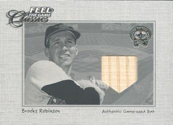 2001 Fleer Greats of the Game - Feel the Game Classics #NNO Brooks Robinson Front