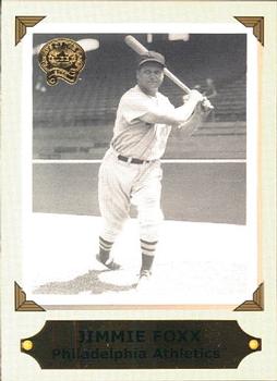 2001 Fleer Greats of the Game - Retrospection Collection #3 RC Jimmie Foxx Front