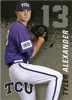 2014 TCU Horned Frogs Schedule Cards #NNO Tyler Alexander Front