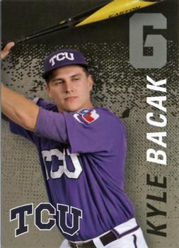 2014 TCU Horned Frogs Schedule Cards #NNO Kyle Bacak Front