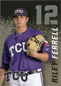 2014 TCU Horned Frogs Schedule Cards #NNO Riley Ferrell Front