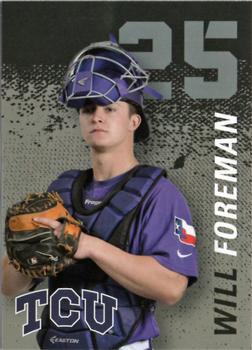 2014 TCU Horned Frogs Schedule Cards #NNO Will Foreman Front