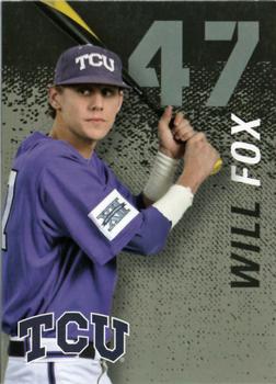 2014 TCU Horned Frogs Schedule Cards #NNO Will Fox Front