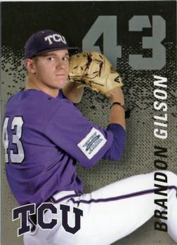 2014 TCU Horned Frogs Schedule Cards #NNO Brandon Gilson Front