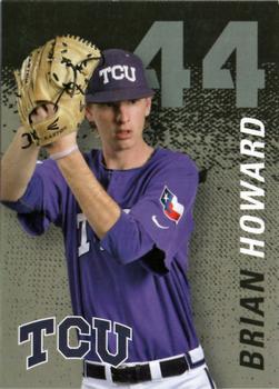 2014 TCU Horned Frogs Schedule Cards #NNO Brian Howard Front