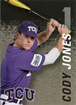 2014 TCU Horned Frogs Schedule Cards #NNO Cody Jones Front