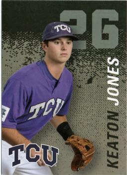 2014 TCU Horned Frogs Schedule Cards #NNO Keaton Jones Front
