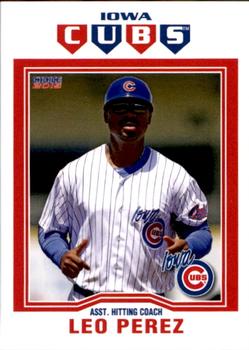 2015 Choice Iowa Cubs #04 Leo Perez Front