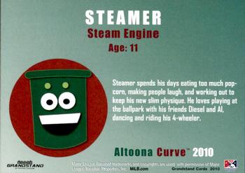 2010 Grandstand Altoona Curve #NNO Steamer Back