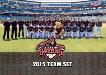 2015 Choice Fresno Grizzlies #NNO Team Card Front