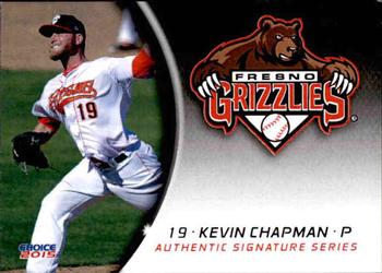 2015 Choice Fresno Grizzlies #04 Kevin Chapman Front