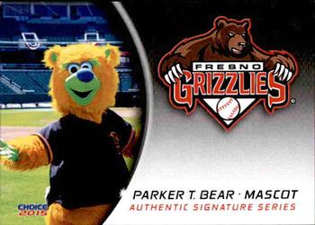 2015 Choice Fresno Grizzlies #34 Parker Front