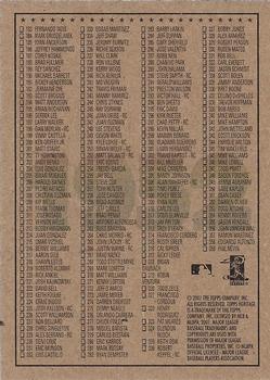 2001 Topps Heritage - Checklists #1 Checklist 1: 1-359 Back
