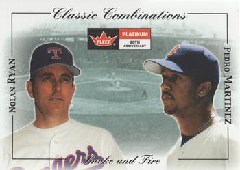 2001 Fleer Platinum - Classic Combinations Retail #20 CC Nolan Ryan / Pedro Martinez Front