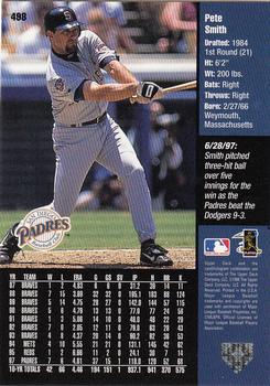1998 Upper Deck #498 Pete Smith Back