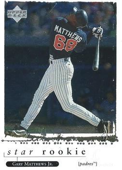 1998 Upper Deck #545 Gary Matthews Jr. Front