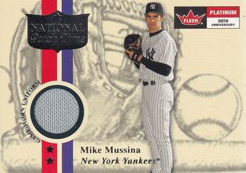 2001 Fleer Platinum - National Patch Time #NNO Mike Mussina Front