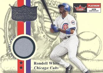 2001 Fleer Platinum - National Patch Time #NNO Rondell White Front