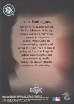 2001 Fleer Platinum - Rack Pack Autographs #NNO Alex Rodriguez Back