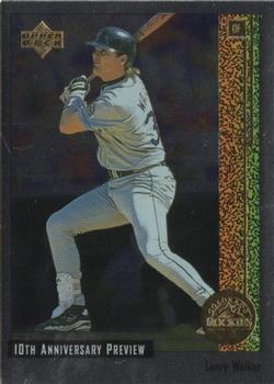 1998 Upper Deck - 10th Anniversary Preview #52 Larry Walker Front