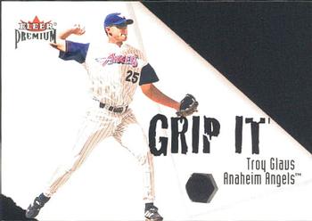 2001 Fleer Premium - Grip It and Rip It #13 GR Troy Glaus / Darin Erstad  Front