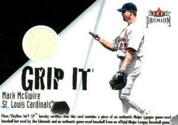 2001 Fleer Premium - Grip It and Rip It Plus #NNO Mark McGwire / Jim Edmonds Front