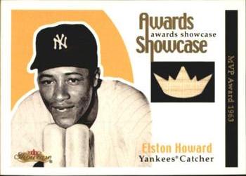 2001 Fleer Showcase - Awards Showcase Memorabilia #NNO Elston Howard Front