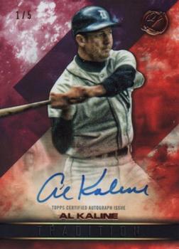 2016 Topps Legacies of Baseball - Tradition Autographs Red #TRA-AK Al Kaline Front