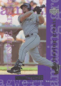 1998 Upper Deck - Amazing Greats #AG5 Jeff Bagwell Front