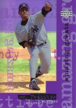 1998 Upper Deck - Amazing Greats #AG16 Andy Pettitte Front