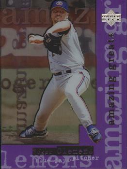 1998 Upper Deck - Amazing Greats #AG21 Roger Clemens Front
