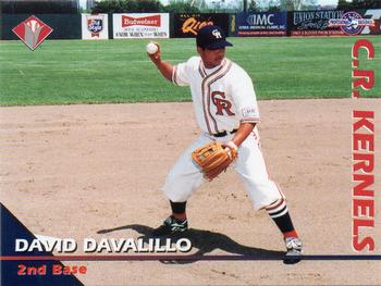 1995 Cedar Rapids Kernels #NNO David Davalillo Front