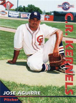 1995 Cedar Rapids Kernels #NNO Jose Aguirre Front