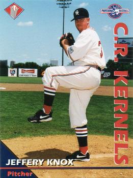 1995 Cedar Rapids Kernels #NNO Jeffery Knox Front