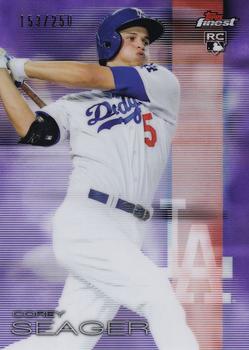 2016 Finest - Purple Refractor #58 Corey Seager Front