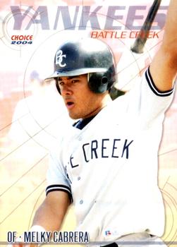 2004 Choice Battle Creek Yankees #5 Melky Cabrera Front