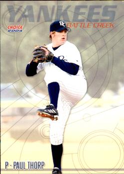 2004 Choice Battle Creek Yankees #26 Paul Thorp Front