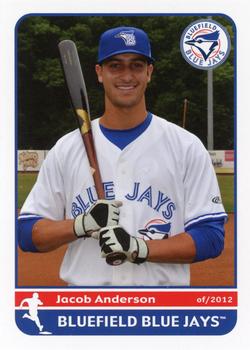 2012 Grandstand Bluefield Blue Jays #NNO Jacob Anderson Front