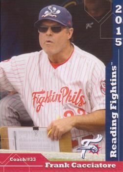 2015 Grandstand Reading Fightin Phils Update #NNO Frank Cacciatore Front