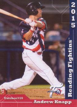2015 Grandstand Reading Fightin Phils Update #NNO Andrew Knapp Front