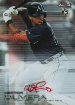 2016 Finest - Autographs #FA-HO Hector Olivera Front