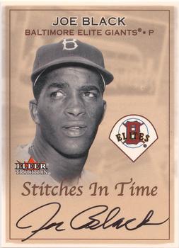 2001 Fleer Tradition - Stitches in Time Autographs #NNO Joe Black  Front