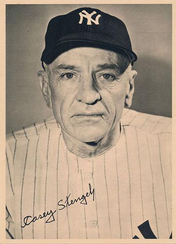 1949 New York Yankees Picture Pack #NNO Casey Stengel Front