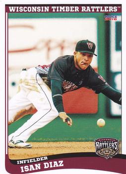 2016 Choice Wisconsin Timber Rattlers #06 Isan Diaz Front