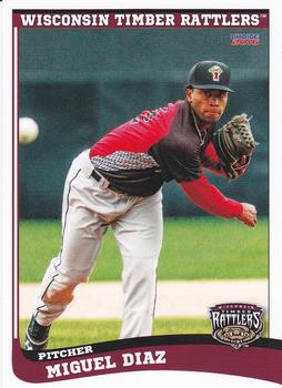 2016 Choice Wisconsin Timber Rattlers #07 Miguel Diaz Front