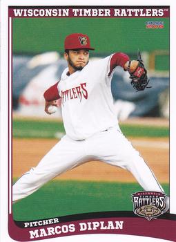 2016 Choice Wisconsin Timber Rattlers #08 Marcos Diplan Front