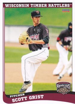 2016 Choice Wisconsin Timber Rattlers #13 Scott Grist Front