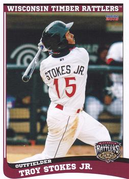 2016 Choice Wisconsin Timber Rattlers #25 Troy Stokes Jr. Front
