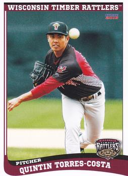 2016 Choice Wisconsin Timber Rattlers #26 Quintin Torres-Costa Front