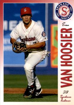 2013 Grandstand Spokane Indians #NNO Evan Van Hoosier Front